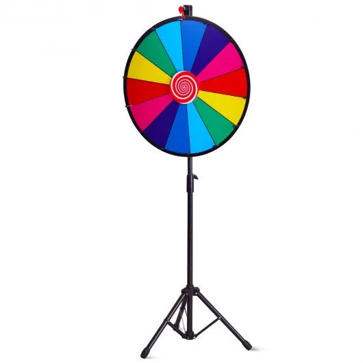 24" Editable Dry Erase Extension Base Fortune Spinning Game