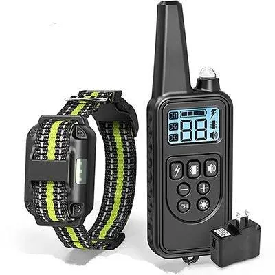 800m Waterproof Dog Training Collar: LCD Control for Effective Pet Training