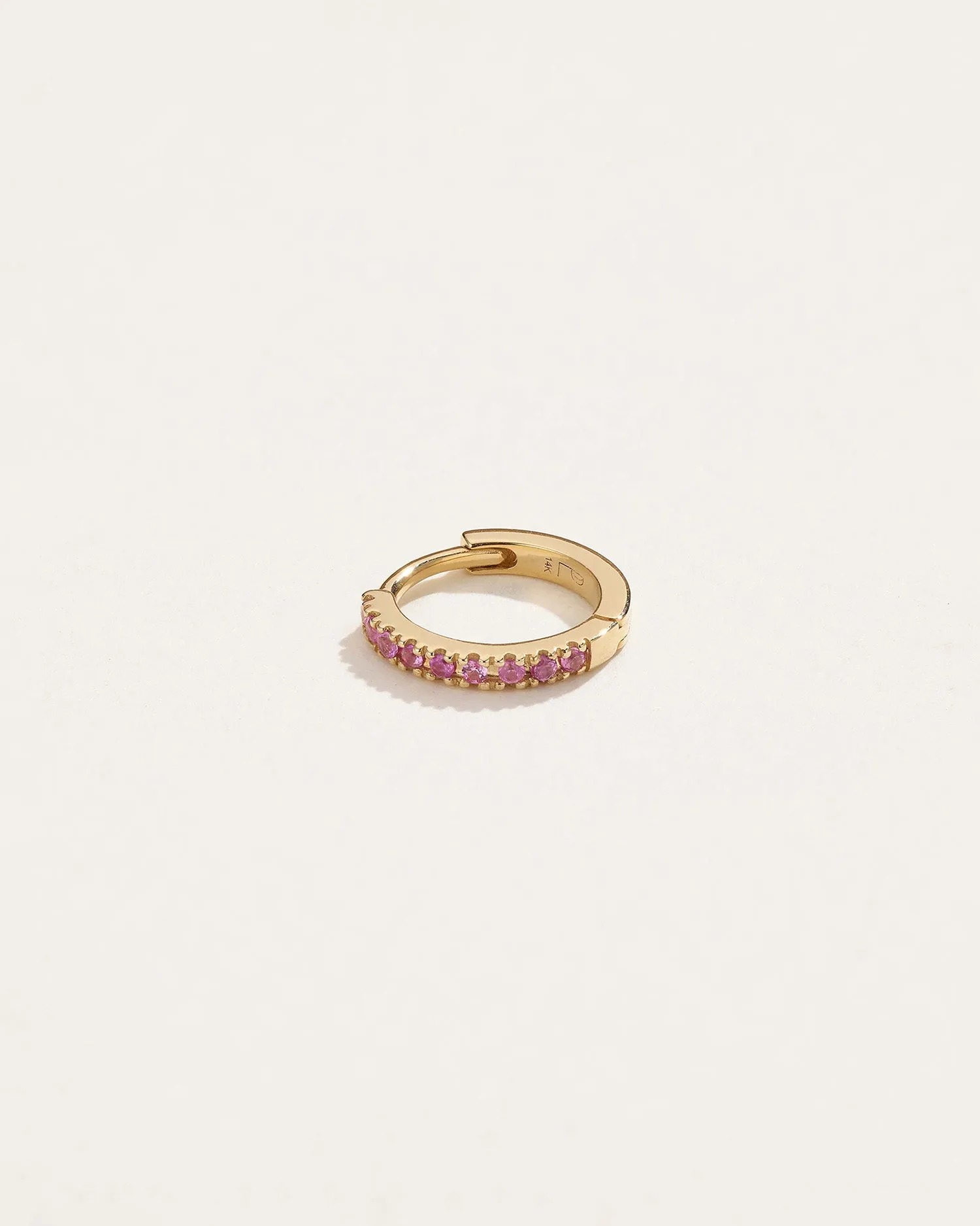 8mm Pavé Huggie
