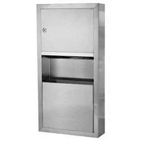 Alpine Surface Mounted Paper Towel Dispenser / Waste Receptacle - ALP494