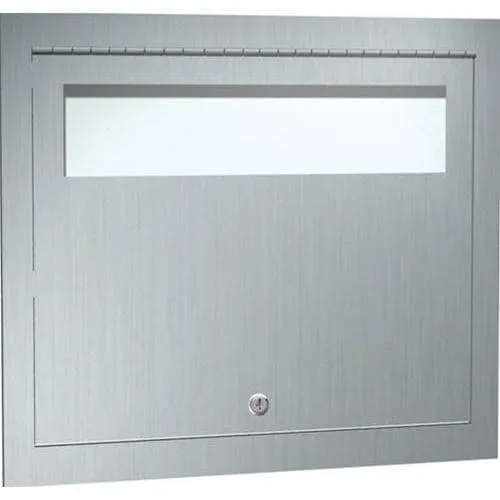 ASI 0477 Commercial Toilet Seat Cover Dispenser, Recessed-Mounted, Stainless Steel