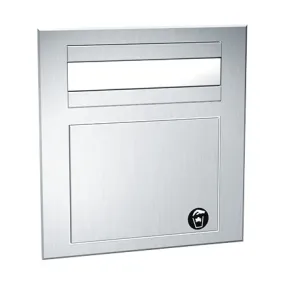 ASI 1001 Traditional - Paper Towel Dispenser & Waste Receptacle - C-Fold - Vanity Mounted