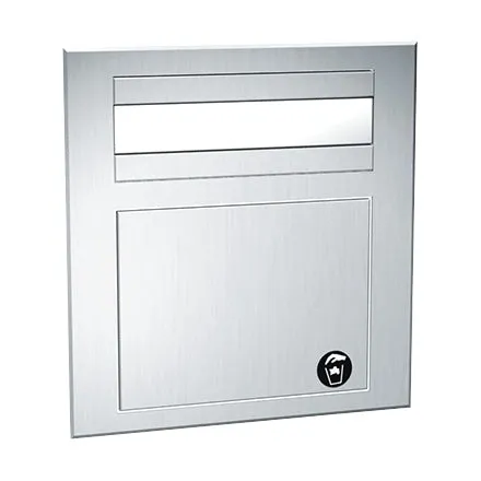 ASI 1001 Traditional - Paper Towel Dispenser & Waste Receptacle - C-Fold - Vanity Mounted