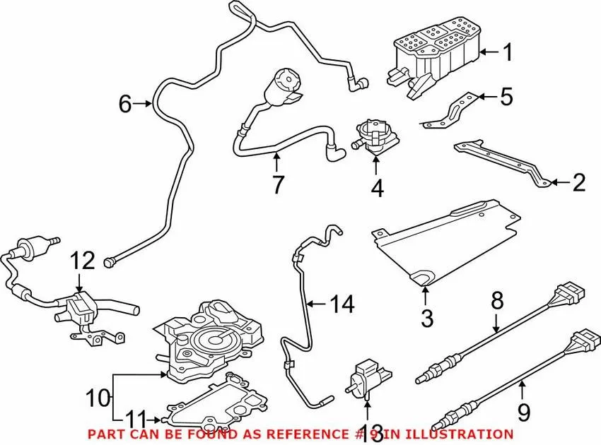 Audi Oxygen Sensor – Rear 8K0906262F