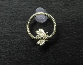 Bumble Bee Seamless Ring- Yellow Gold