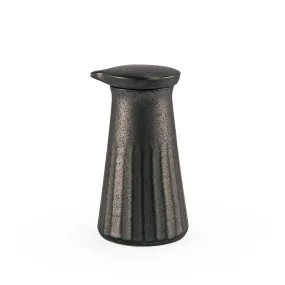Charcoal Gray Ceramic Soy Sauce Dispenser 4 fl oz