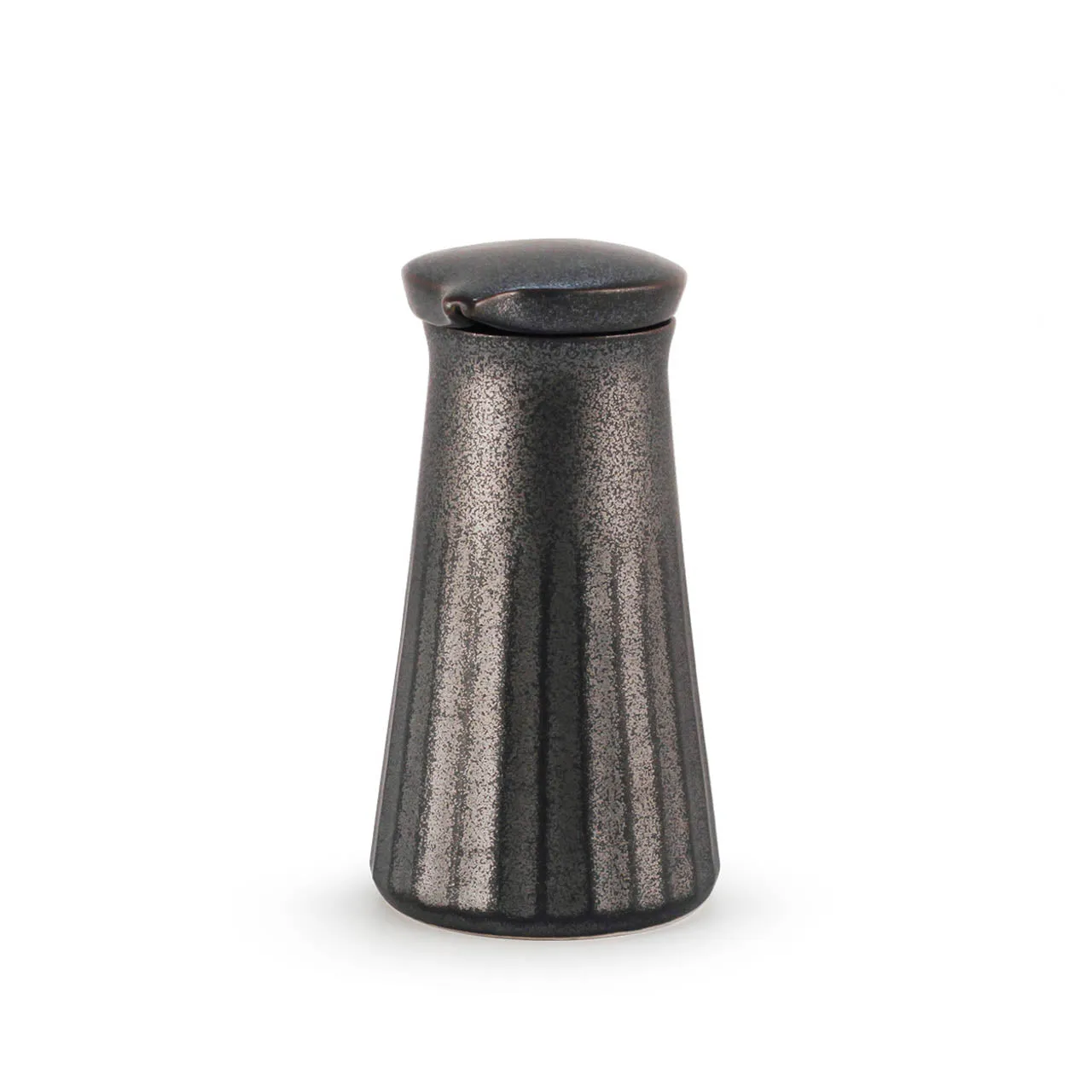 Charcoal Gray Ceramic Soy Sauce Dispenser 4 fl oz