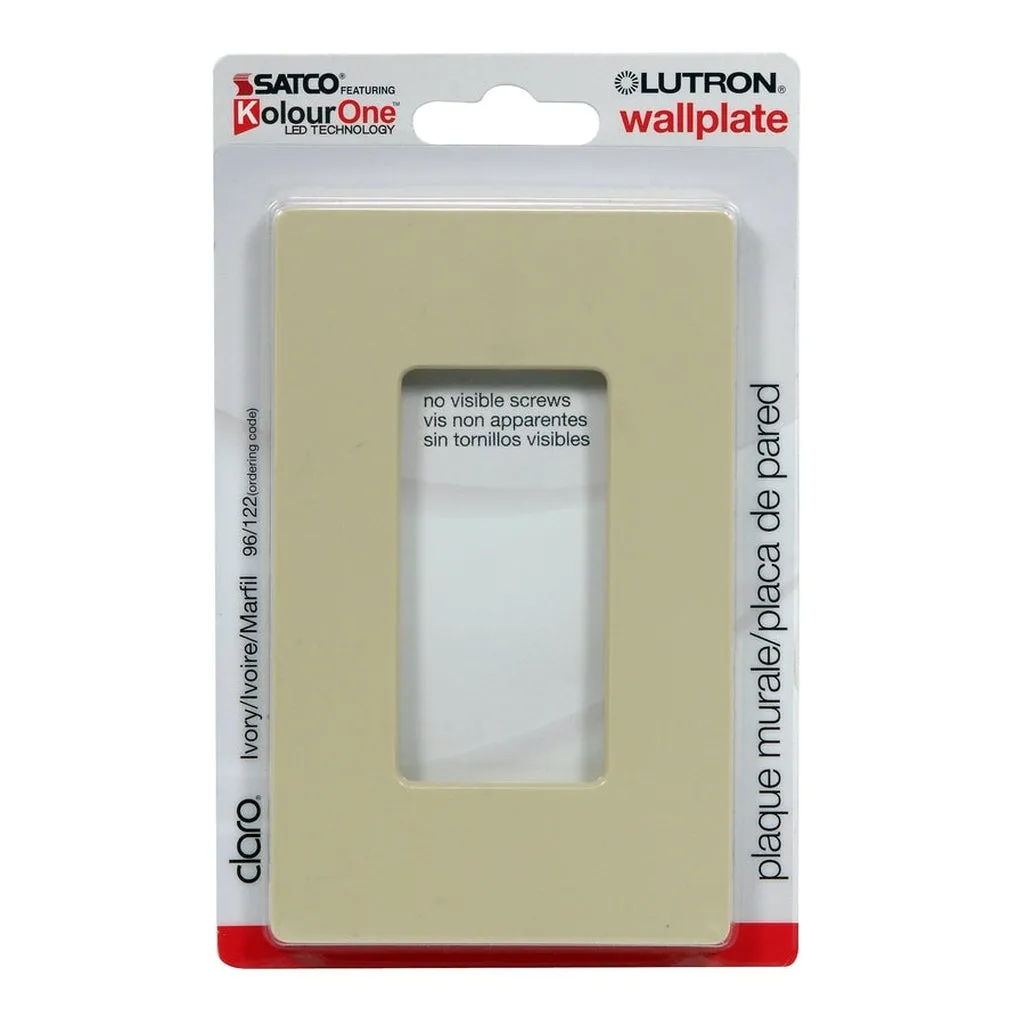 CLARO SINGLE GANG WALLPLATE IV