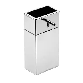 COSMIC Extreme Soap Dispenser, Wall Mount, Plastic, Chrome - Black Finish, 3-1/8 x 6-5/16 x 3-3/8 Inches (2530105)