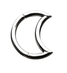 Crescent Moon Hinged Segment Ring