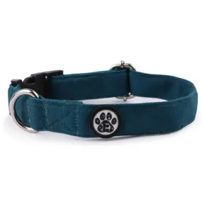 Dear Pet Classic Teal Blue Dog Collar