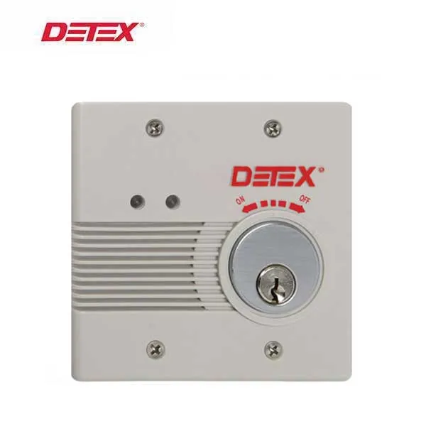 Detex - EAX-2500F - Exit Alarm - Flush Mount - Extended Bypass - AC/DC