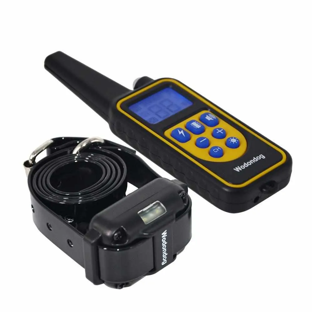 Dog Training Collar - Vibration Electric Shock Collars For Dogs IP7 Waterproof