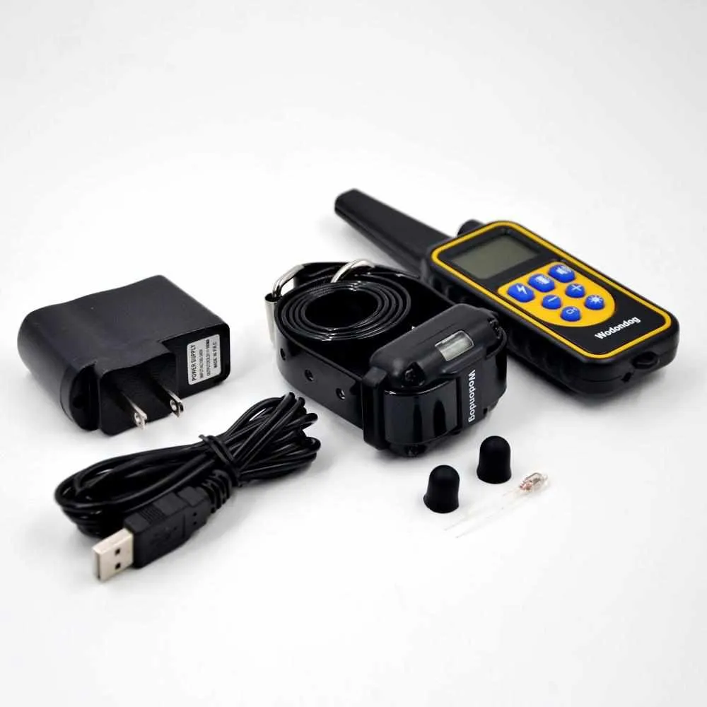 Dog Training Collar - Vibration Electric Shock Collars For Dogs IP7 Waterproof