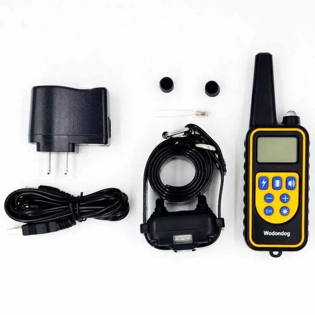 Dog Training Collar - Vibration Electric Shock Collars For Dogs IP7 Waterproof