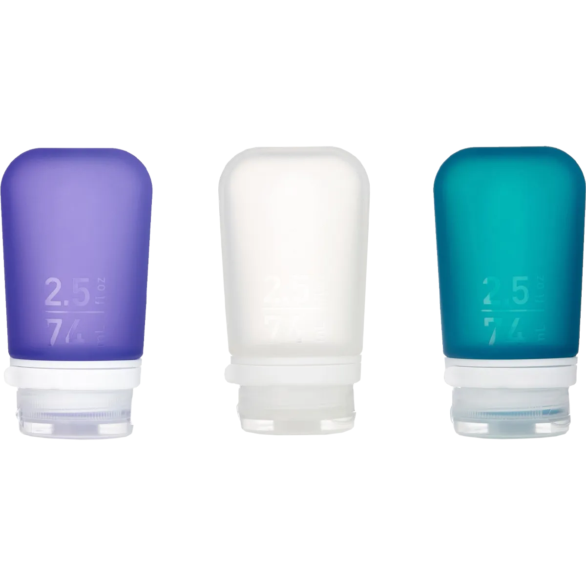 GoToob  Squeezable Silicone Travel Bottle 2.5 oz (3-Pack)
