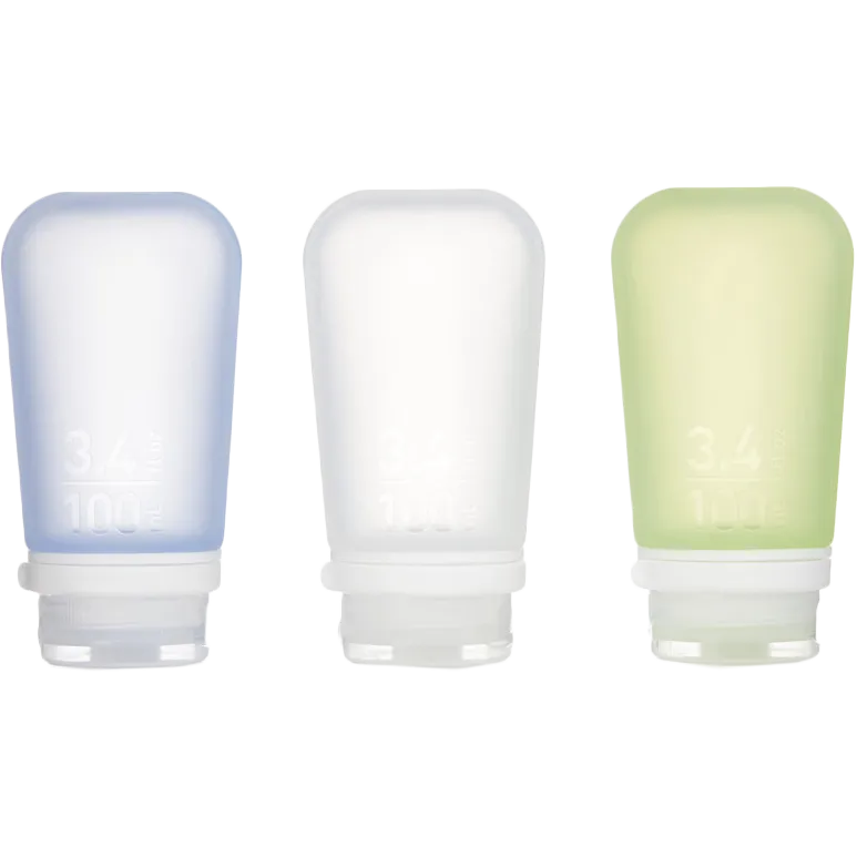 GoToob  Squeezable Silicone Travel Bottle 3.4 oz (3 Pack)