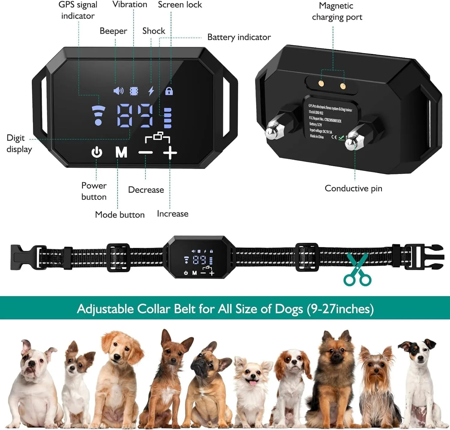 GPS Wireless Dog Fence System