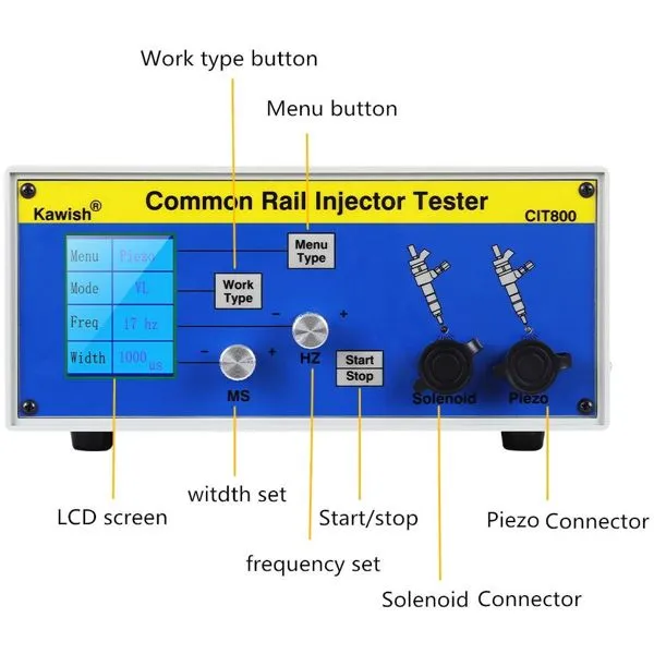 GT-CIT8 CIT800 Multifunction Diesel Common Rail Injector Tester