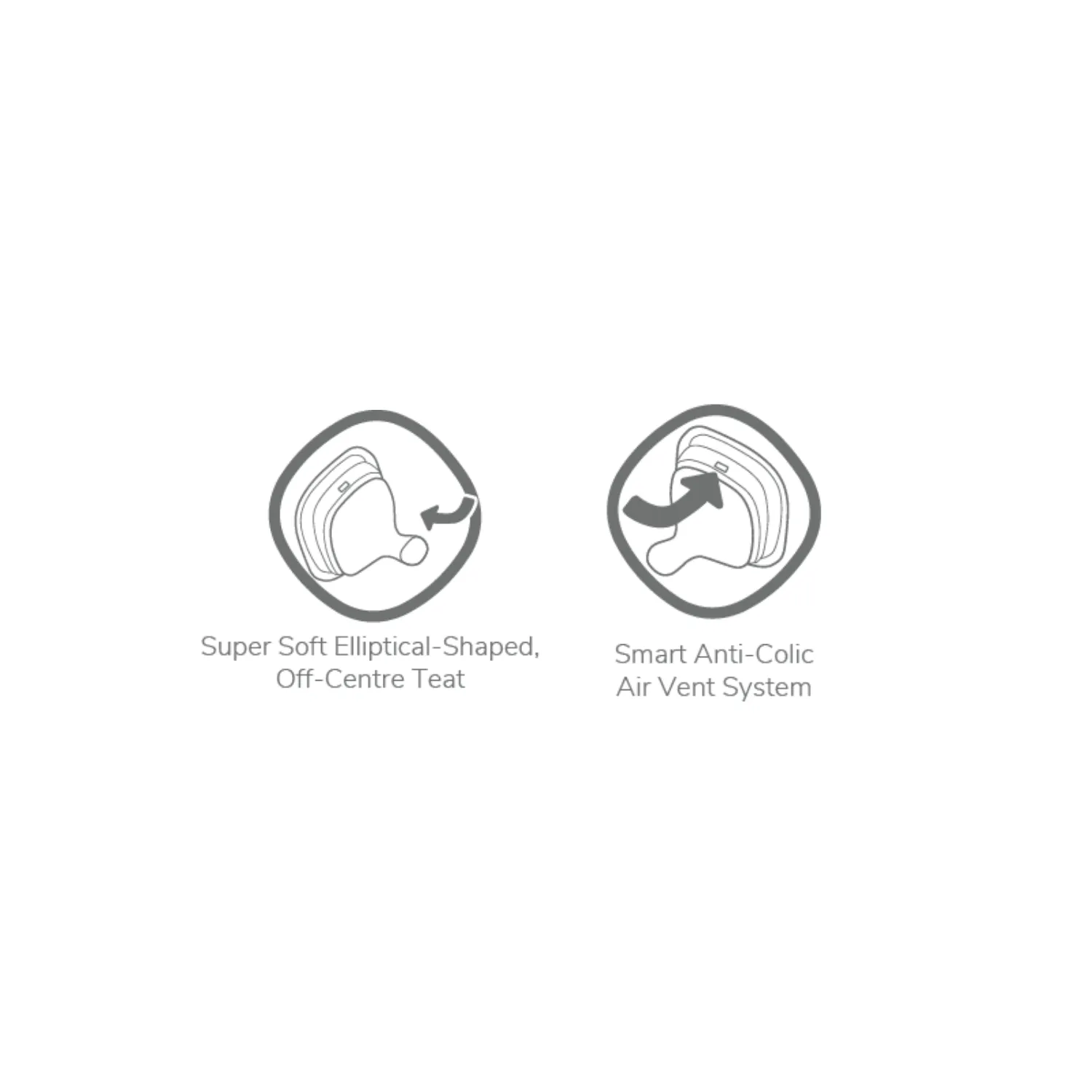 Hegen Nipple Extra Slow Flow, 2-Pack (0 months)