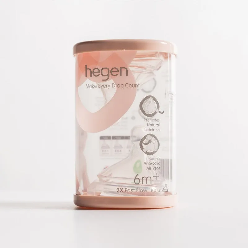 Hegen Teat Fast flow (2-pack)