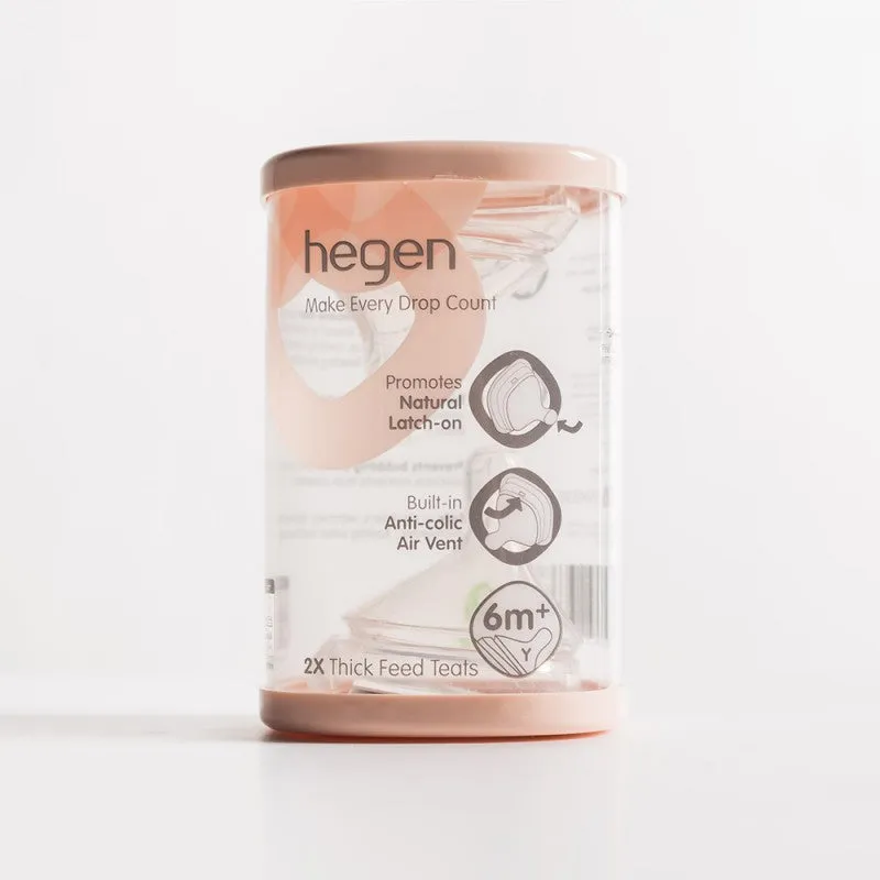 Hegen Teat Thick Feed (2-pack)