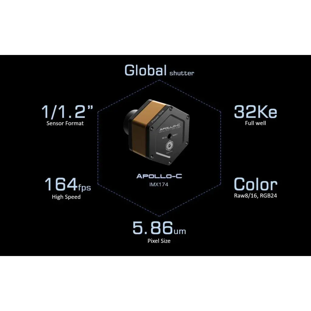 Player One Apollo-C USB3.0 Color Camera IMX174 (Apollo-C)