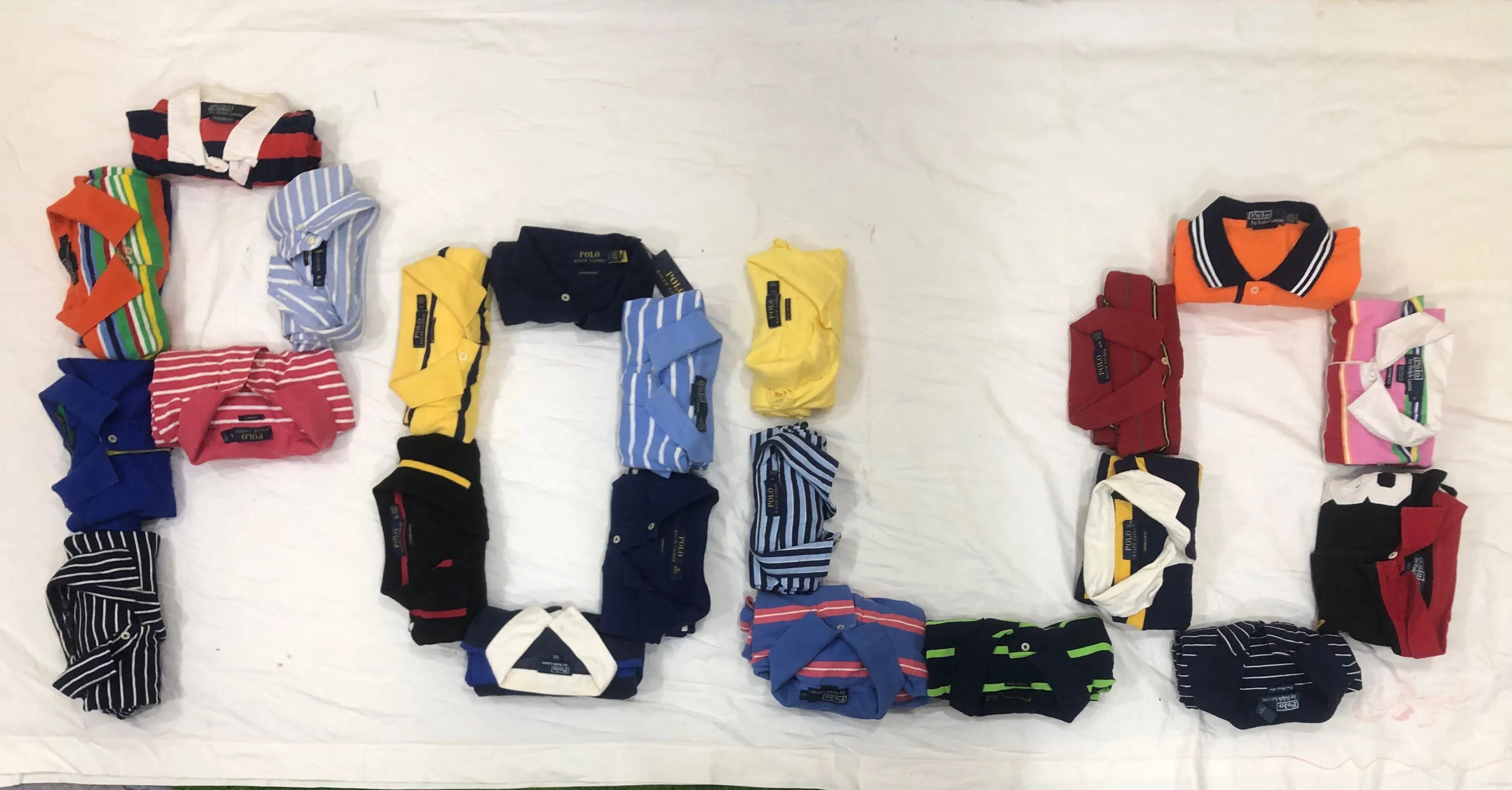 Polo Tommy Lacoste Collar T-shirts Grade A 150 Pcs