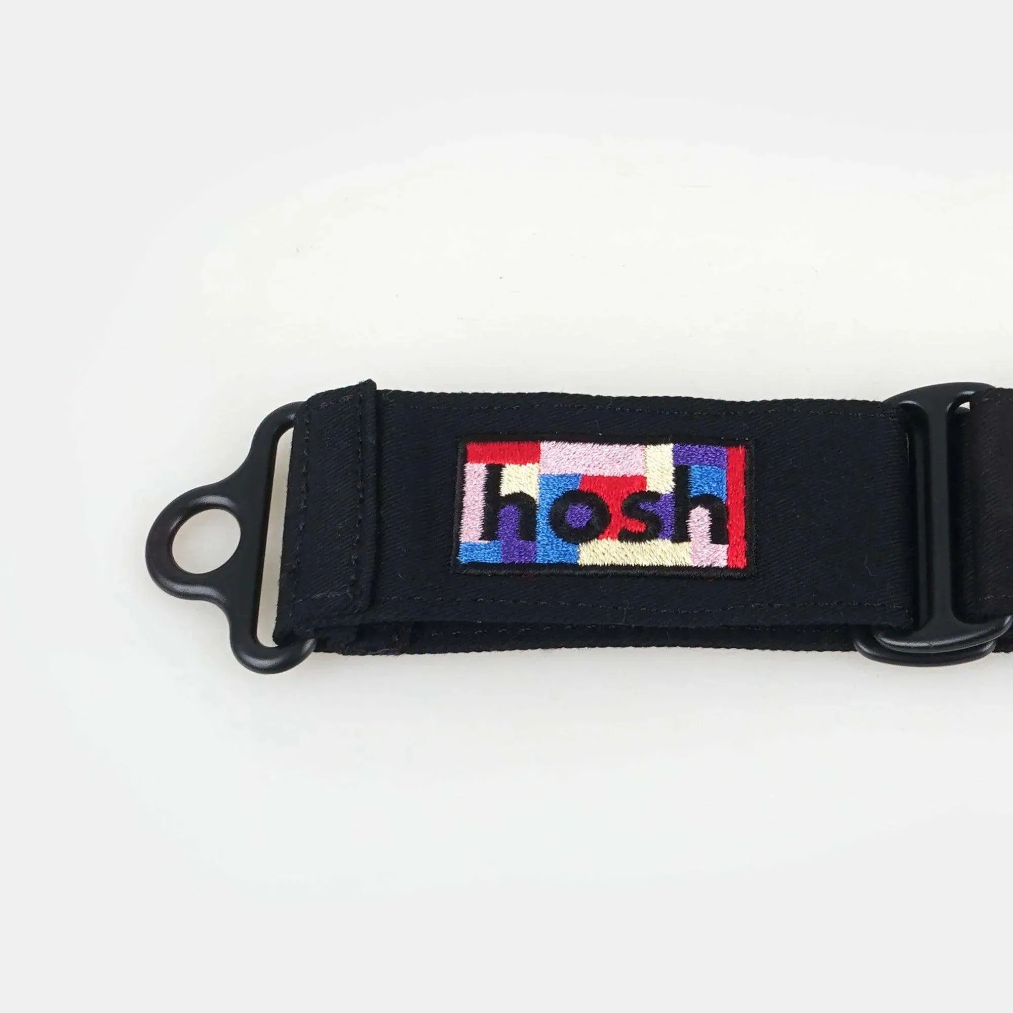 Primary Colour Martingale Collar   Leash Set | Black