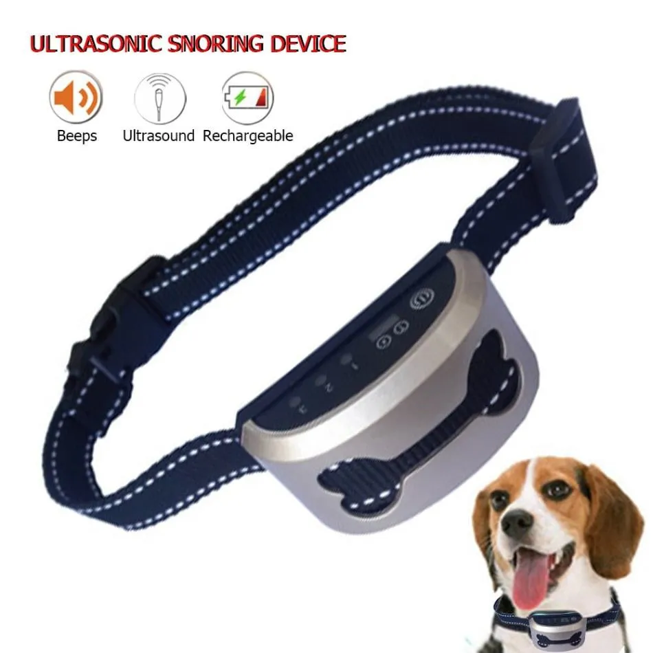 Rechargeable Anti-Bark Collar - Effective & Gentle Training Solution!