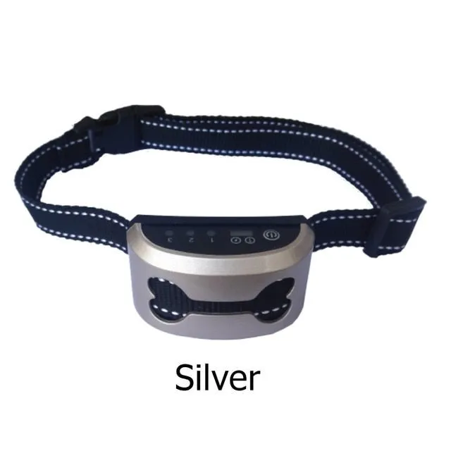Rechargeable Anti-Bark Collar - Effective & Gentle Training Solution!