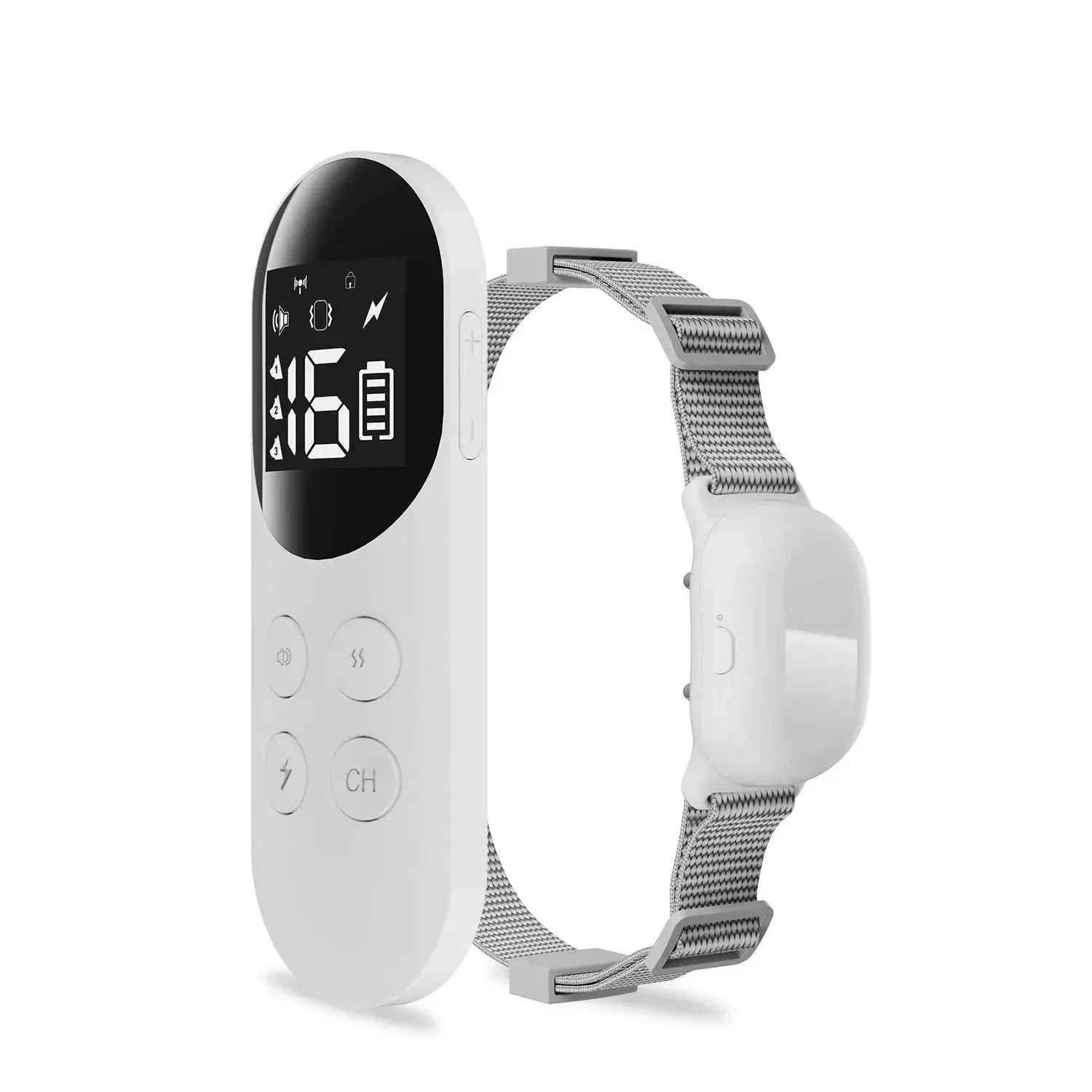 Remote Dog Trainer Collar – Intelligent, anti-bark, waterproof, shock control.