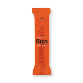 Rico Bb Clarinet Reeds 1.5 Strength