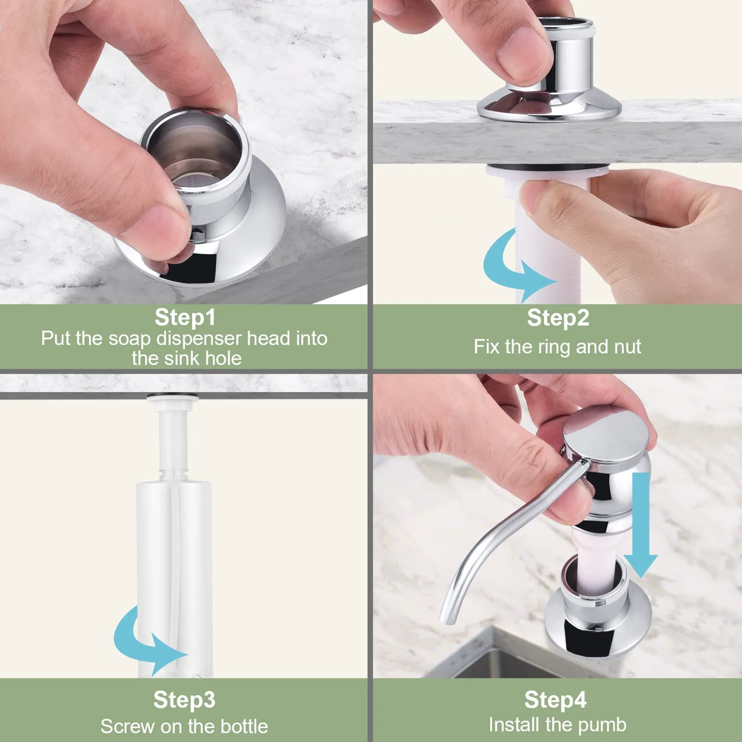 Samodra Kitchen Sink Lotion Dispenser F060