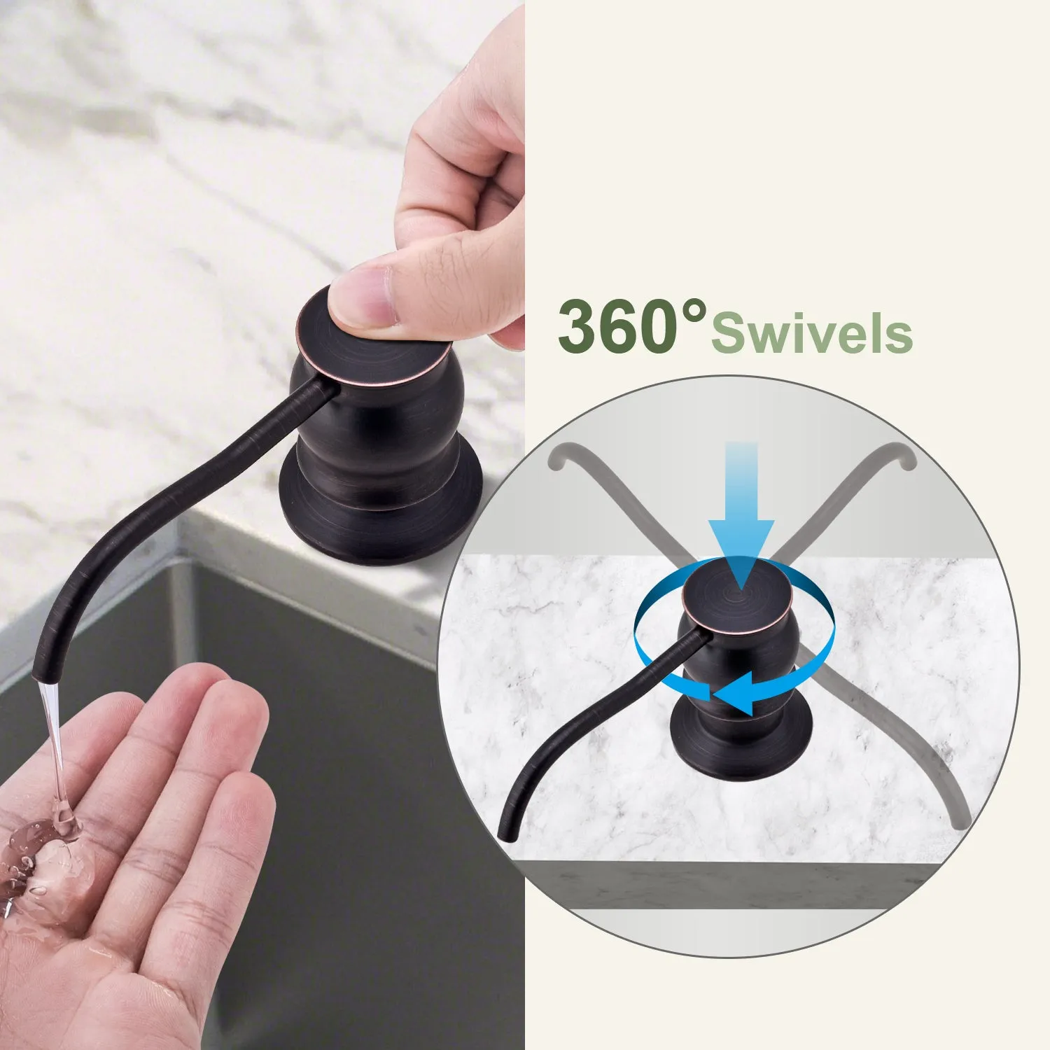 Samodra Kitchen Sink Lotion Dispenser F060