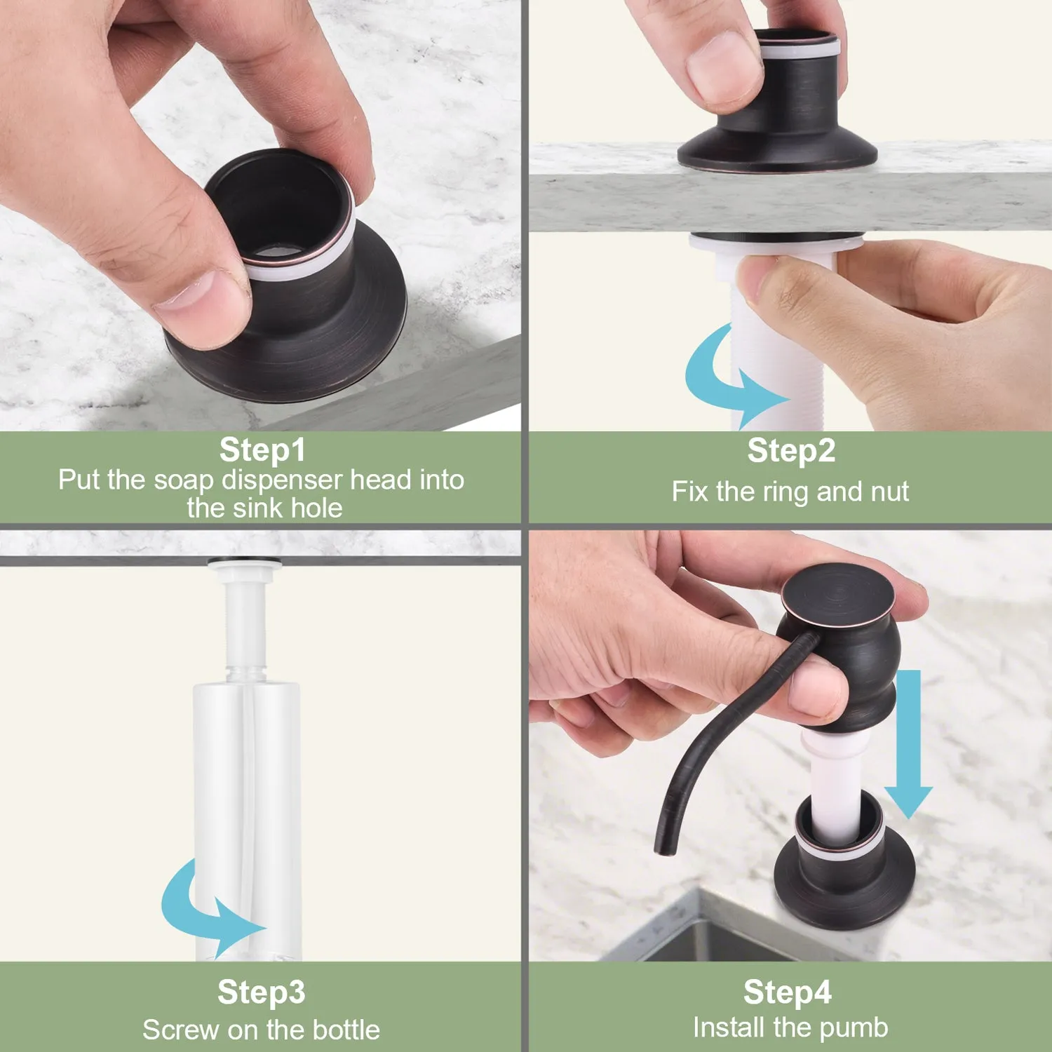 Samodra Kitchen Sink Lotion Dispenser F060
