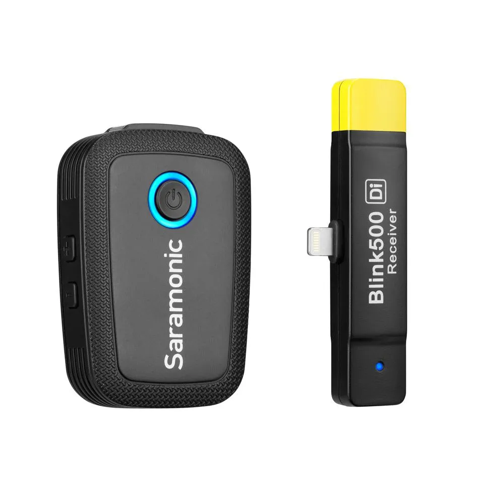 Saramonic Blink 500 B3 Wireless Clip-On Mic System with Lavalier & Dual Lightning Receiver for iPhone & iPad