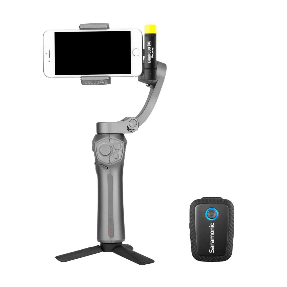 Saramonic Blink 500 B3 Wireless Clip-On Mic System with Lavalier & Dual Lightning Receiver for iPhone & iPad