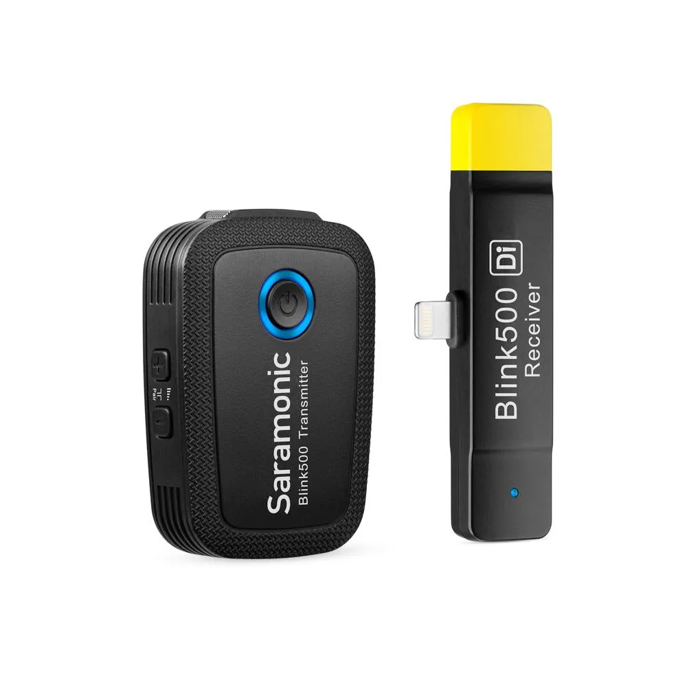 Saramonic Blink 500 B3 Wireless Clip-On Mic System with Lavalier & Dual Lightning Receiver for iPhone & iPad