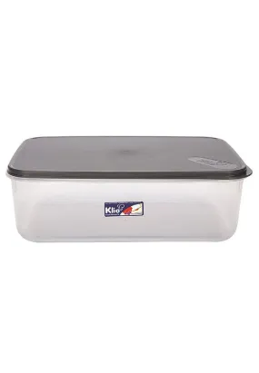 Storage Food Keeper Rectangle with Cover - XL Gray